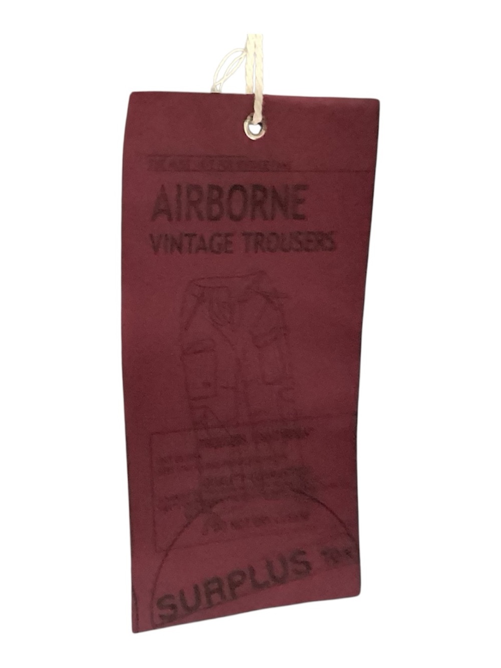 2 Army Green Pants Airborne Vintage Trousers with Multiple Pocket size L - Picture 3 of 5